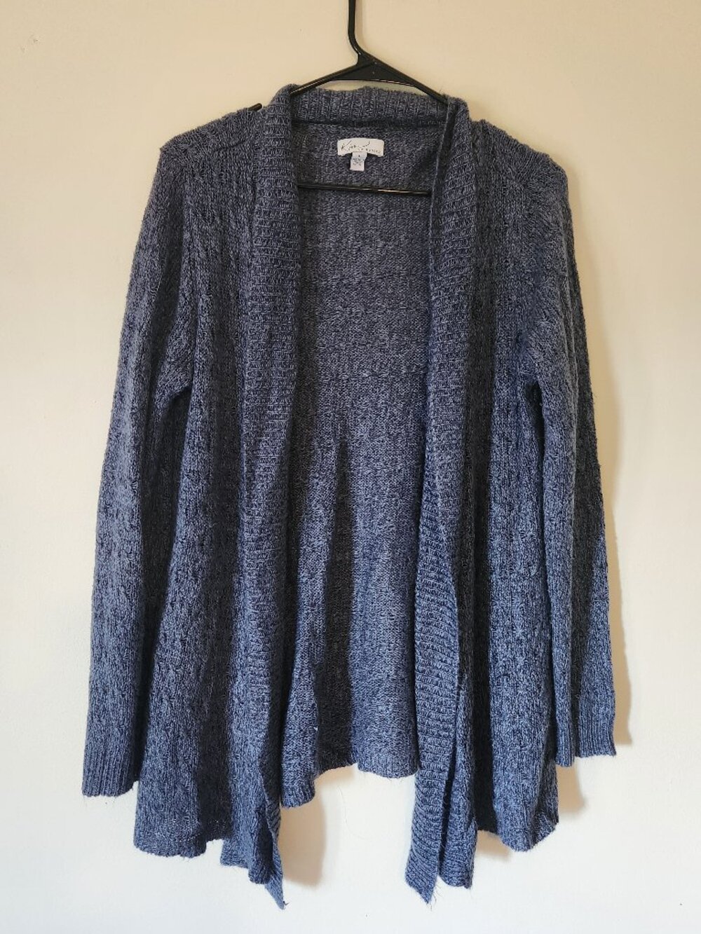Kim Rogers Blue Knit Cardigan